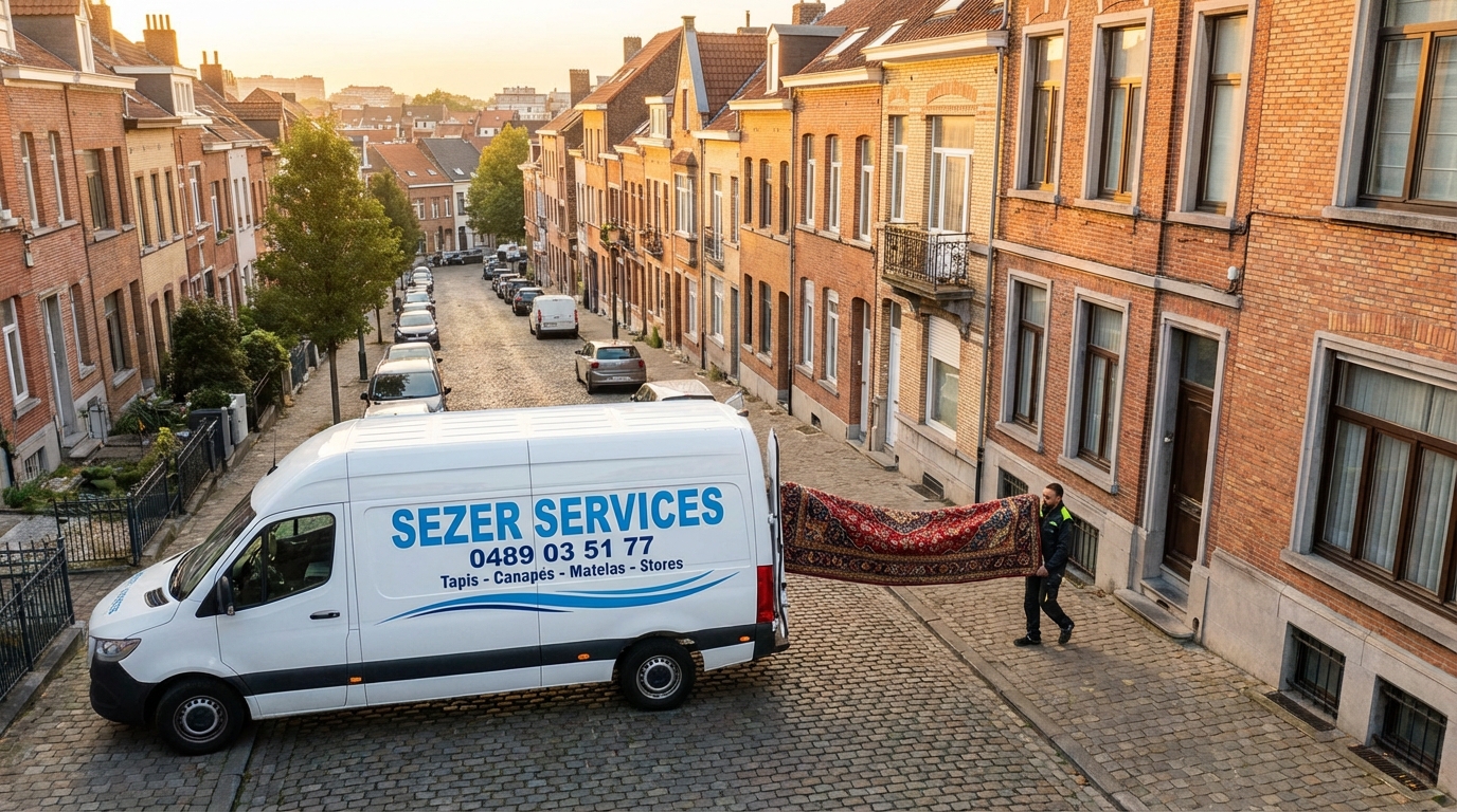 Brüksel ve Wallonie'de halı yıkama hizmeti