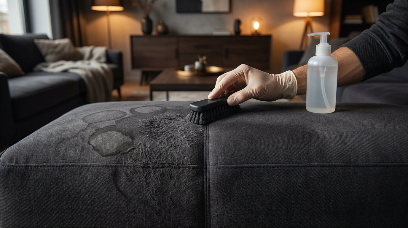 Sofa aus Mikrofaser und Alcantara reinigen